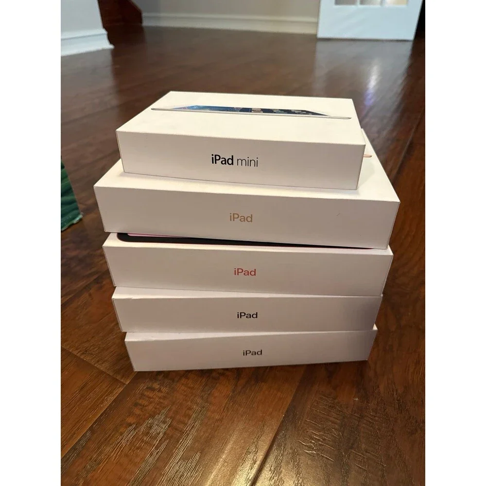 Genuine Apple iPad & iPad Mini Empty Boxes Lot of 5 w/ Original Inserts